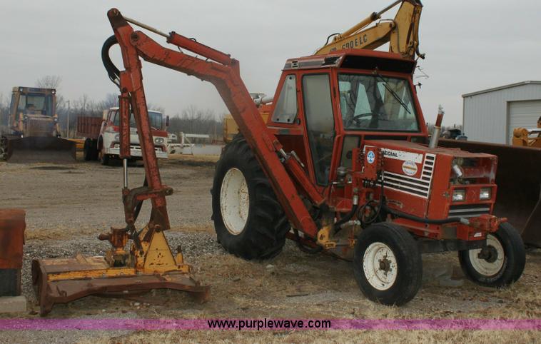 image for item 6783 Fiat Tiger Special 80-90 tractor with side boom mower