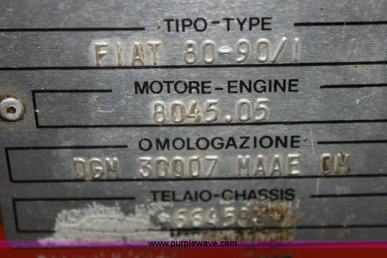 image for item 6783 Fiat Tiger Special 80-90 tractor with side boom mower