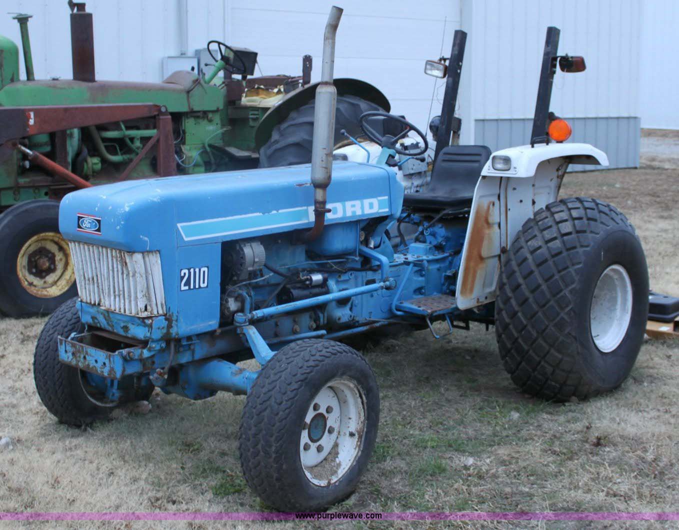 Ford 2110 tractor and finish mower in Winfield, KS Item 6800 sold