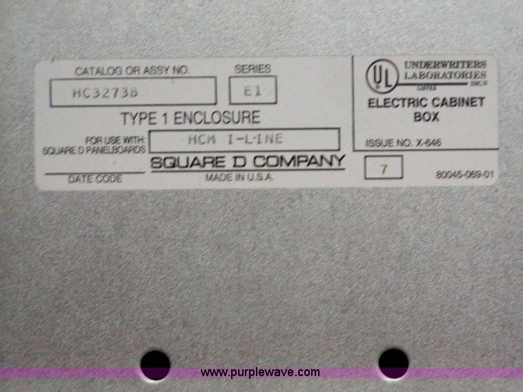 image for item 1001 Square "D" I-Line panel