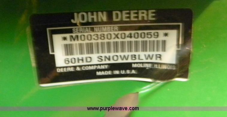 image for item 1500 2009 John Deere 1565 lawn tractor