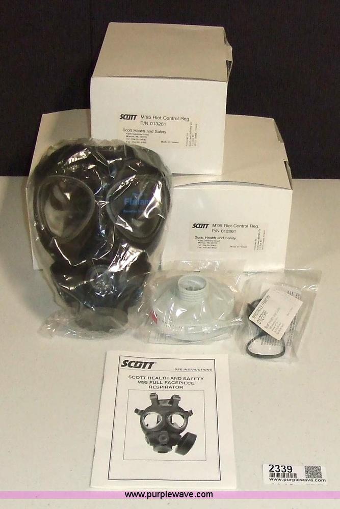 image for item 2339 (26) M-95 riot full face mask respirators