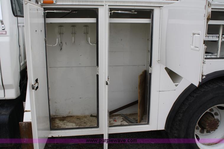 image for item 4920 Knapheide 6137HBA2 utility bed with Holan bucket boom