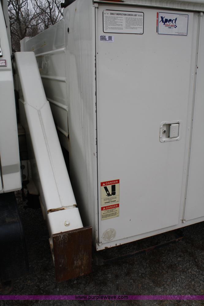 image for item 4920 Knapheide 6137HBA2 utility bed with Holan bucket boom