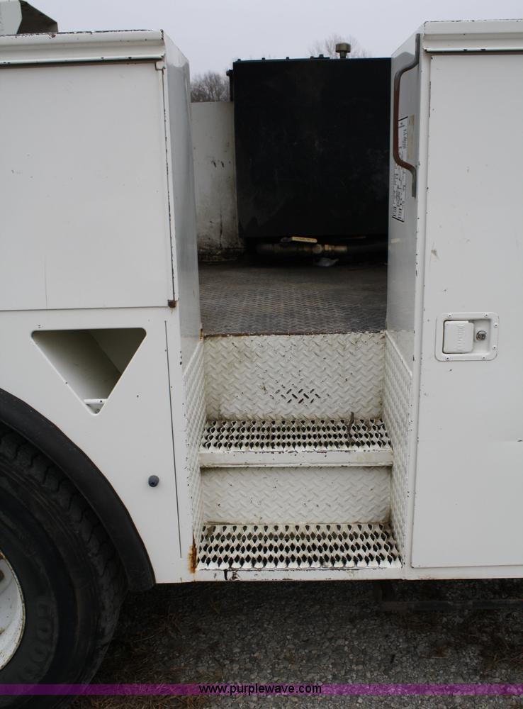 image for item 4920 Knapheide 6137HBA2 utility bed with Holan bucket boom