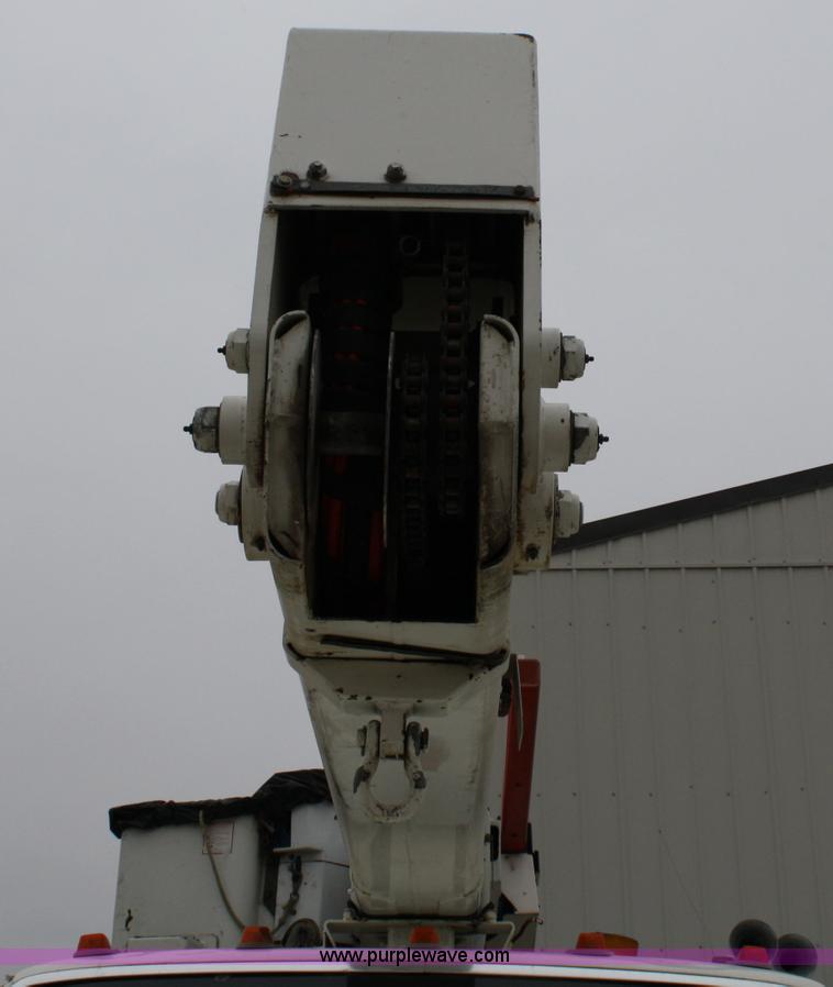 image for item 4920 Knapheide 6137HBA2 utility bed with Holan bucket boom