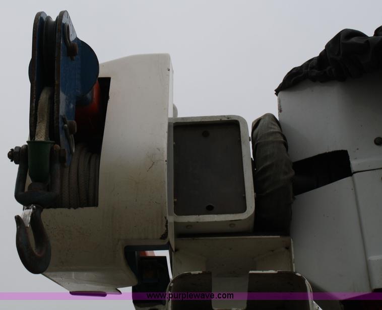 image for item 4920 Knapheide 6137HBA2 utility bed with Holan bucket boom