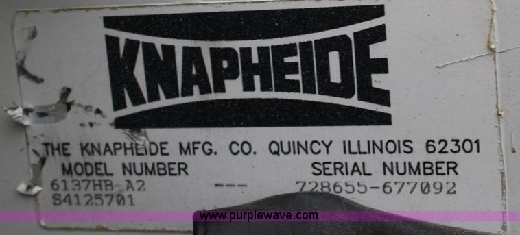 image for item 4920 Knapheide 6137HBA2 utility bed with Holan bucket boom