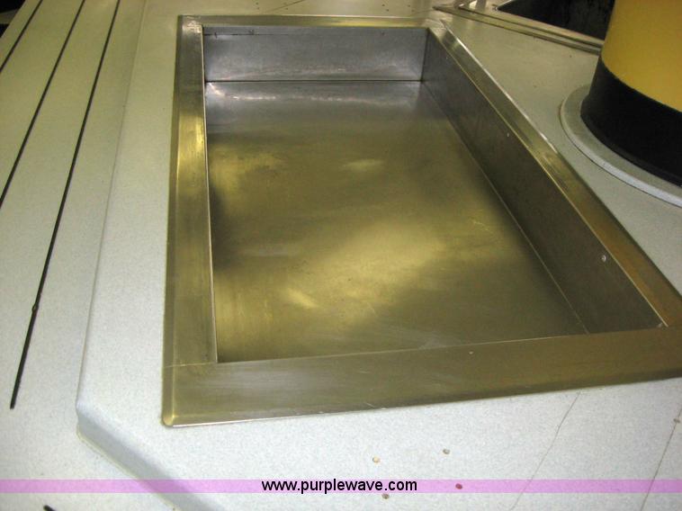 image for item 5169 Stainless steel sink with storage cabinet