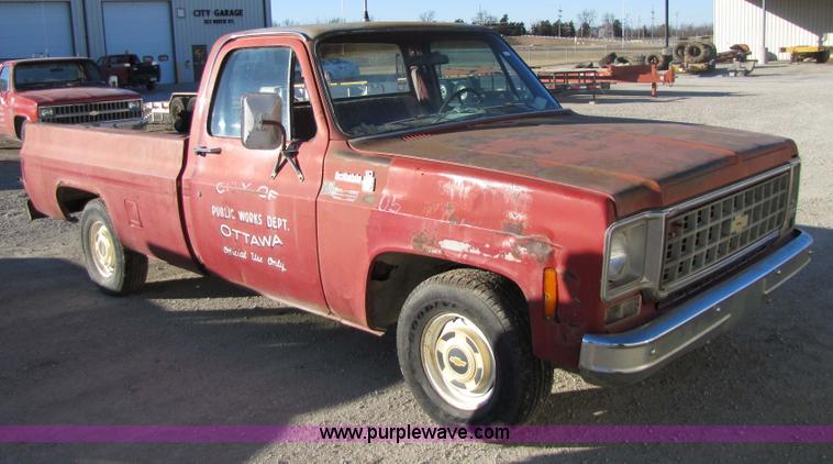 image for item 5184 1980 Chevrolet Scotsdale 10 pickup truck