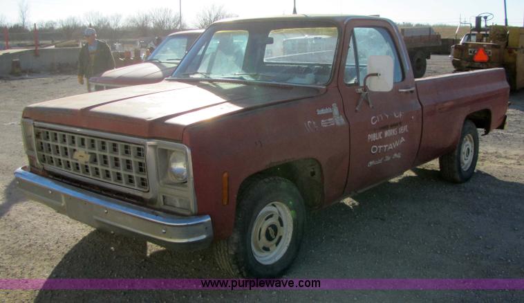 image for item 5184 1980 Chevrolet Scotsdale 10 pickup truck