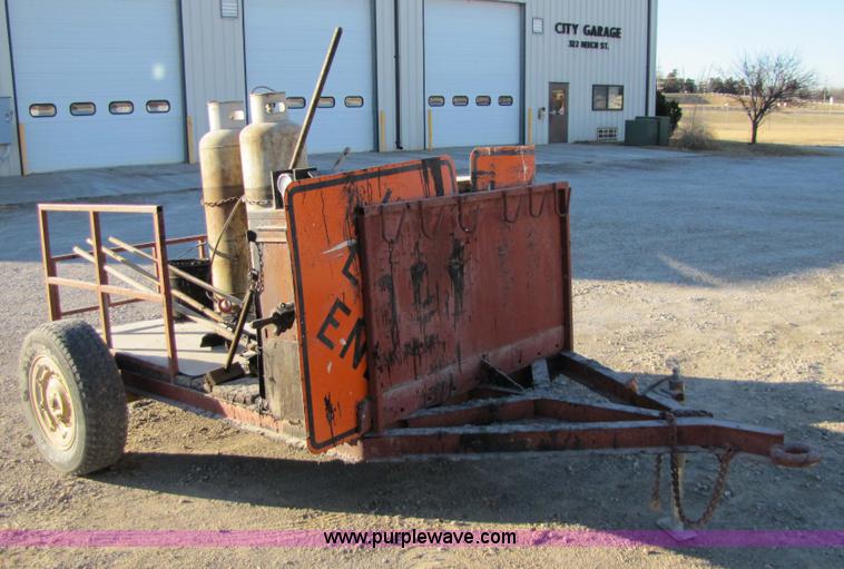 image for item 5187 Crack sealer on shop built trailer