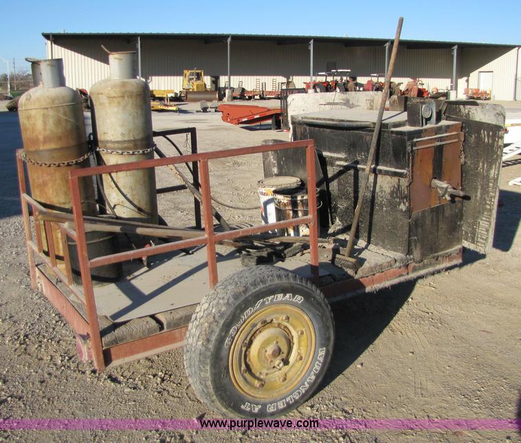 image for item 5187 Crack sealer on shop built trailer