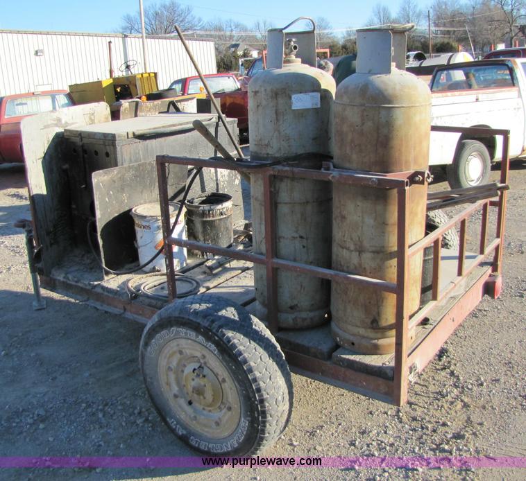 image for item 5187 Crack sealer on shop built trailer