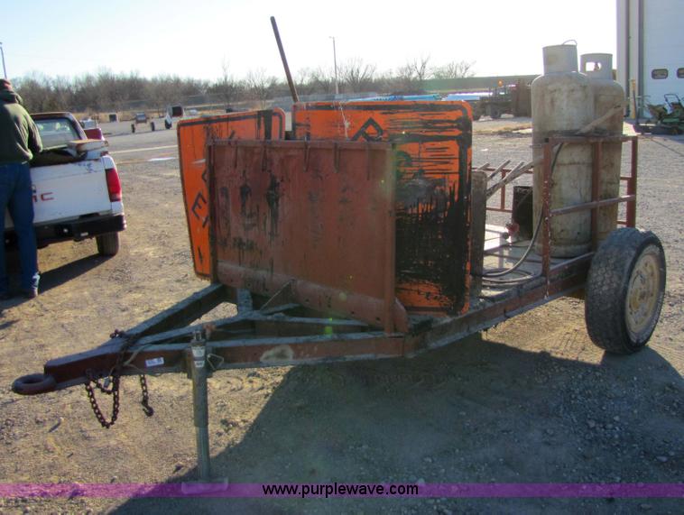 image for item 5187 Crack sealer on shop built trailer