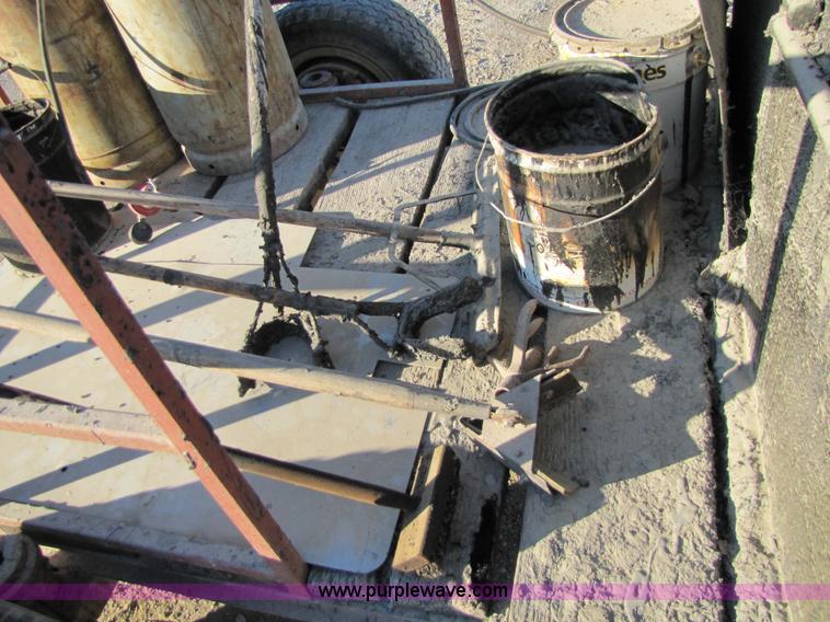 image for item 5187 Crack sealer on shop built trailer