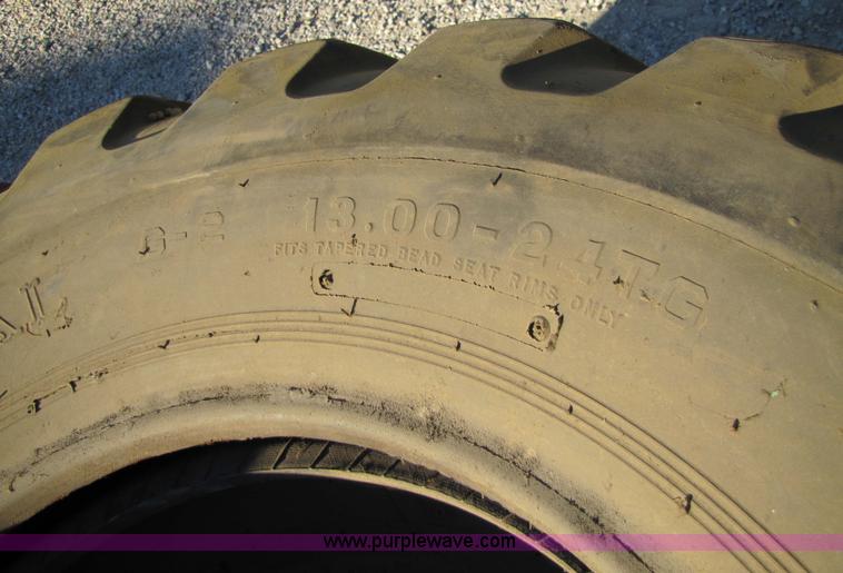 image for item 5202 (7) 13.00-R24TG grader tires