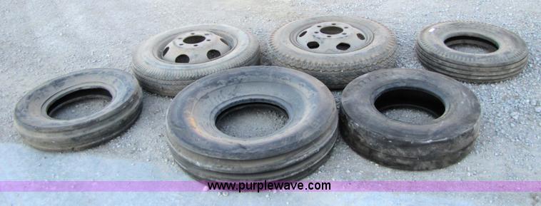 image for item 5206 (6) assorted tires