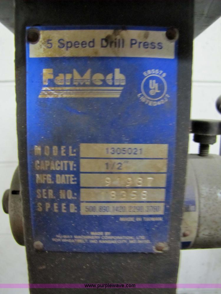 image for item 5234 Farmeth 1305021 1/2" drill press on stand