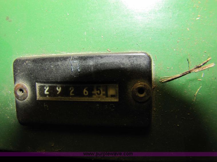 image for item 5235 1994 John Deere F925 front mount mower with broom