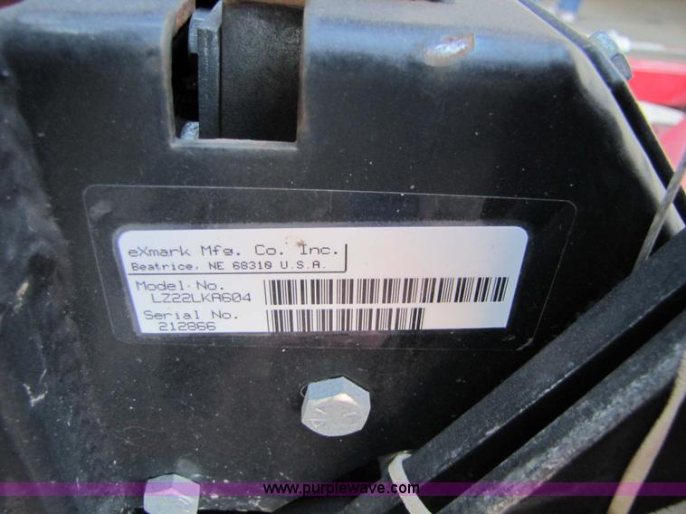image for item 5236 1999 Ex Mark LZ22LKA604 Z-turn mower