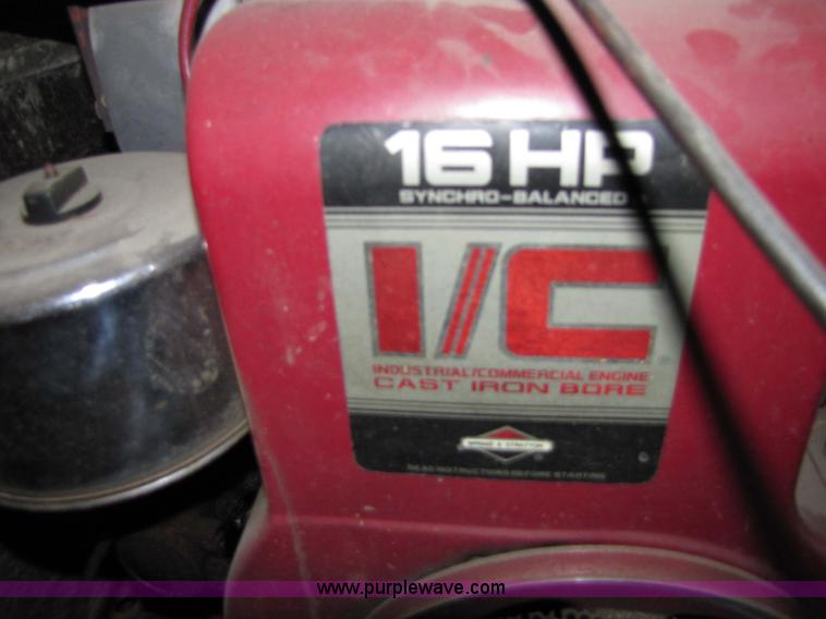 image for item 5238 1991 Heckendorn 73904 riding mower