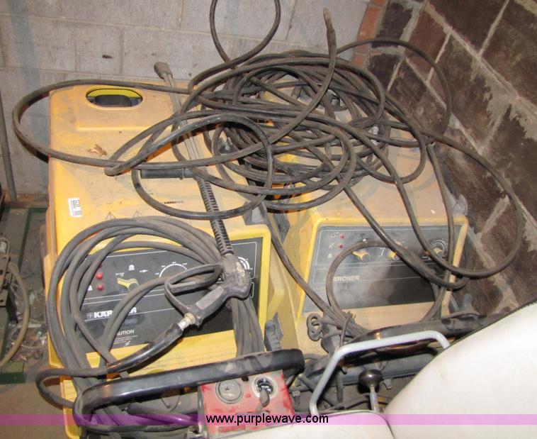 image for item 5239 (2) Karcher hot water high-pressure washers
