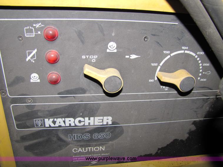 image for item 5239 (2) Karcher hot water high-pressure washers
