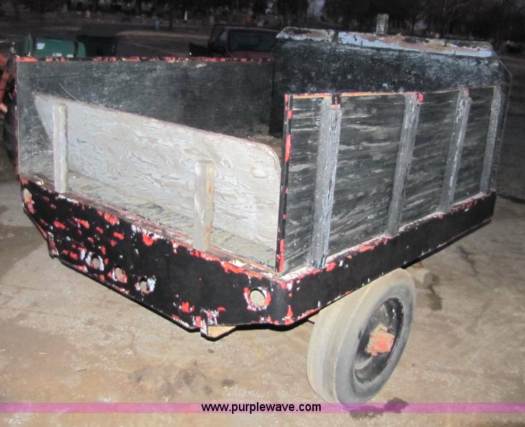 image for item 5245 Shop built dirt trailer