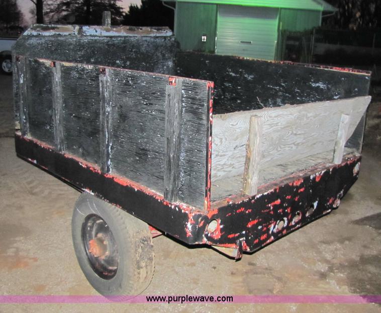 image for item 5245 Shop built dirt trailer