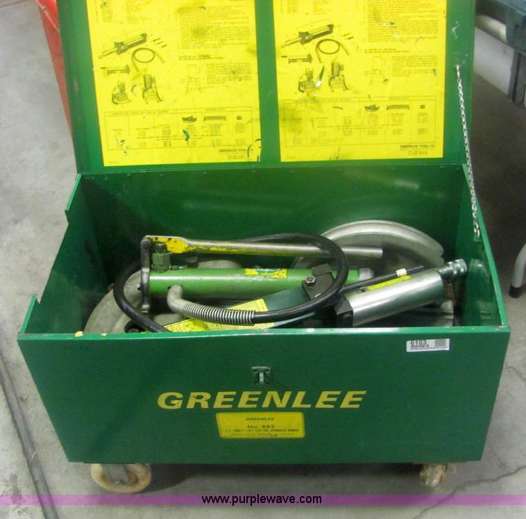 image for item 6103 Green Lee 882 EMT flip top hydraulic bender