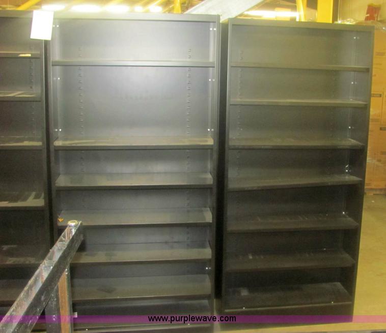 image for item 6112 (13) metal shelving units