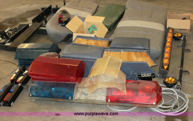 image for item 6154 Assorted law enforcement vehicle accessories