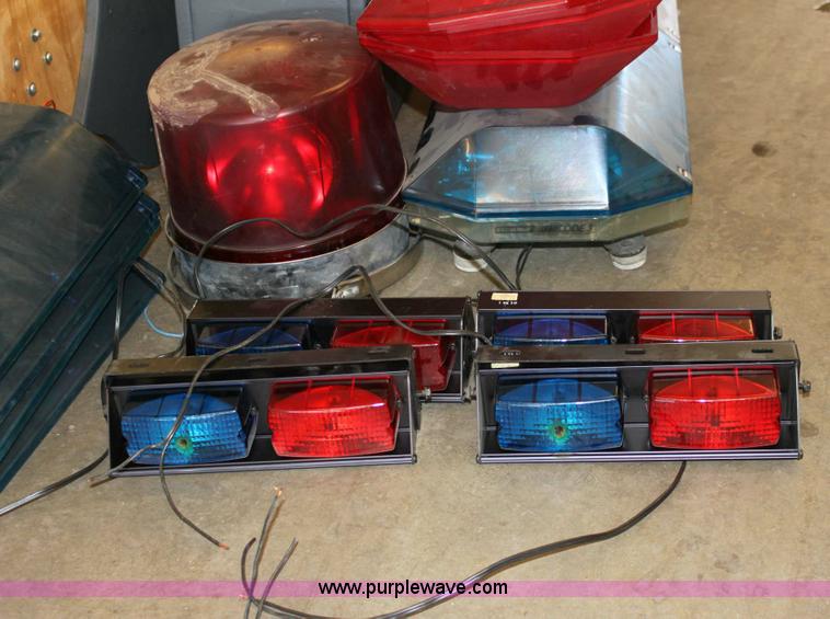 image for item 6154 Assorted law enforcement vehicle accessories