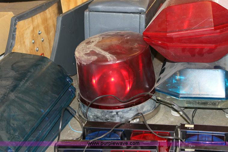 image for item 6154 Assorted law enforcement vehicle accessories