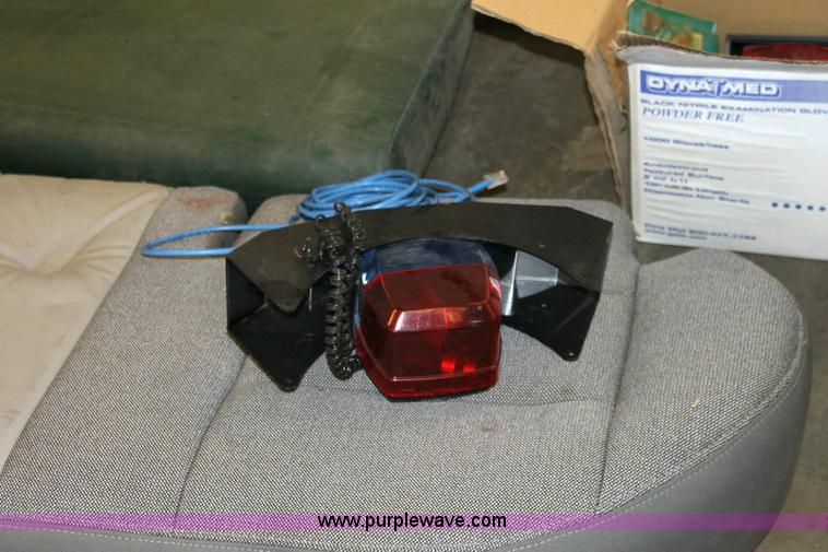 image for item 6154 Assorted law enforcement vehicle accessories