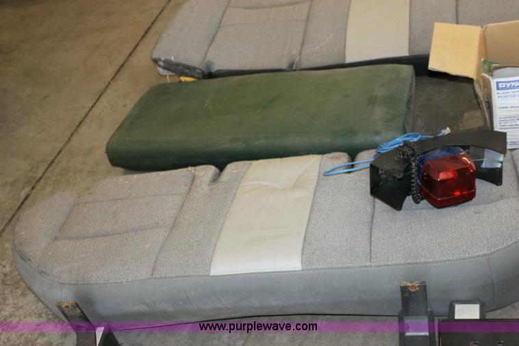 image for item 6154 Assorted law enforcement vehicle accessories