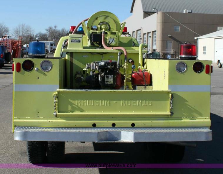 image for item 6530 1989 Ford F350 fire truck