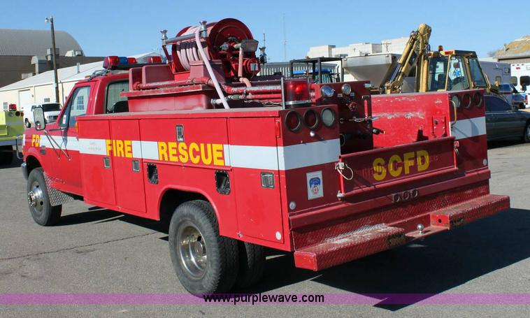 image for item 6531 1994 Ford F350 XL fire truck
