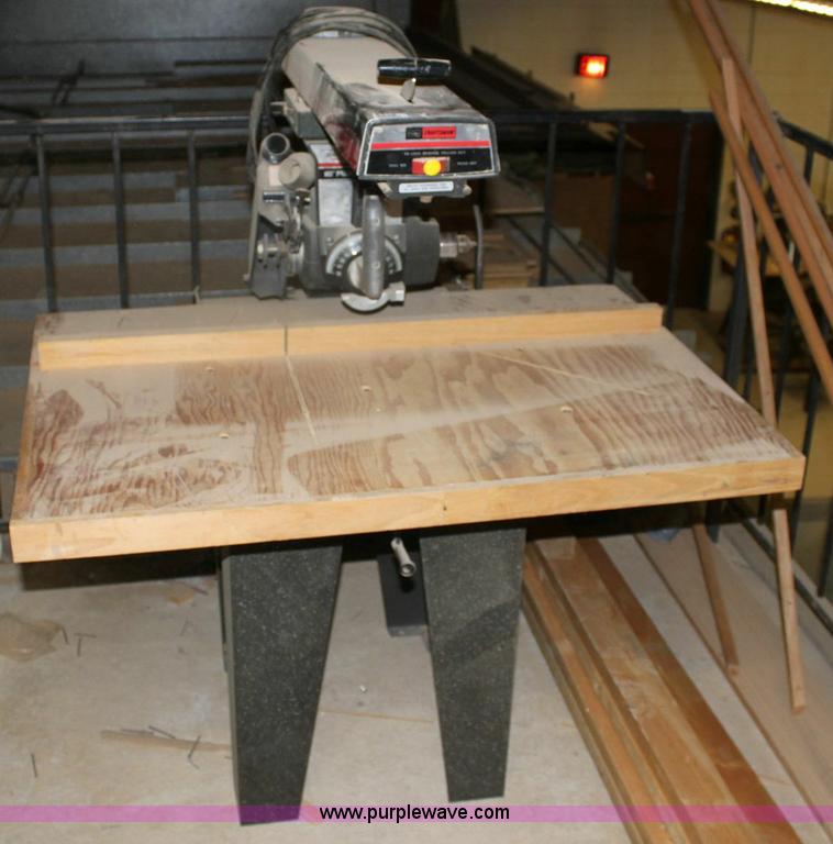 image for item 6538 Craftsman 10" radial arm saw and router