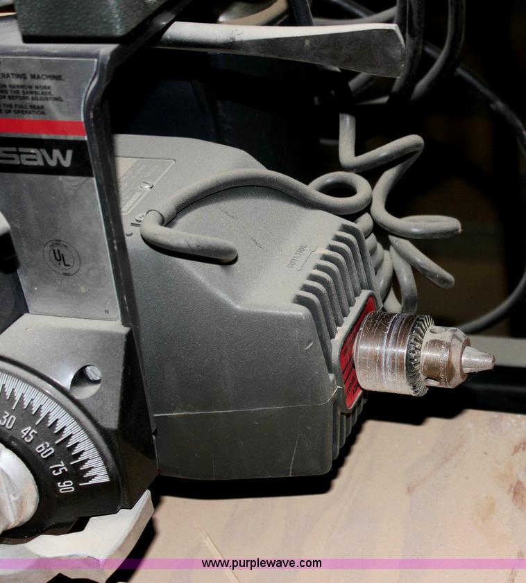 image for item 6538 Craftsman 10" radial arm saw and router