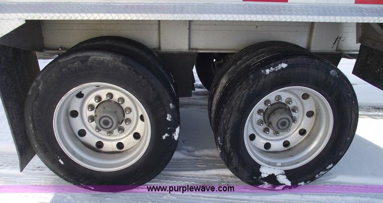 image for item 5486 1998 Travis 39' aluminum dump trailer