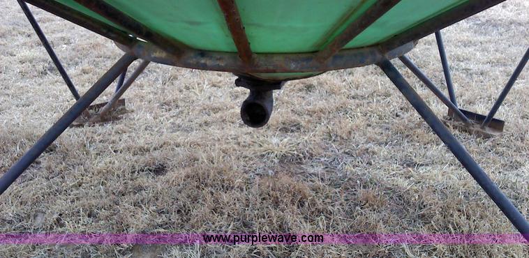 image for item 1803 Green poly cone bottom tank