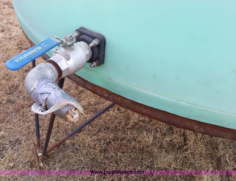 image for item 1803 Green poly cone bottom tank