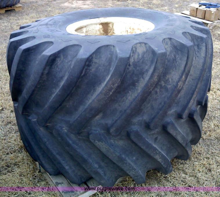 image for item 1827 (2) Goodyear 66x43.00-25NHS Terra tires and rims