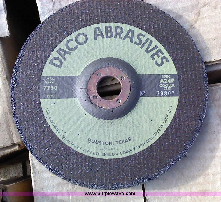 image for item 1838 (9) boxes of Daco Abrasives cutting wheels