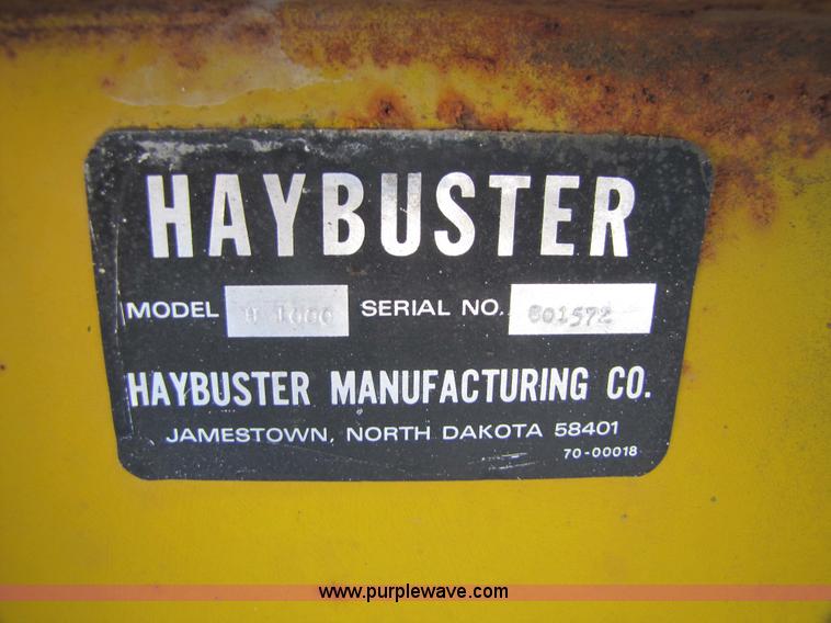 image for item 5220 1980 Haybuster H1000 Big Bite tub grinder