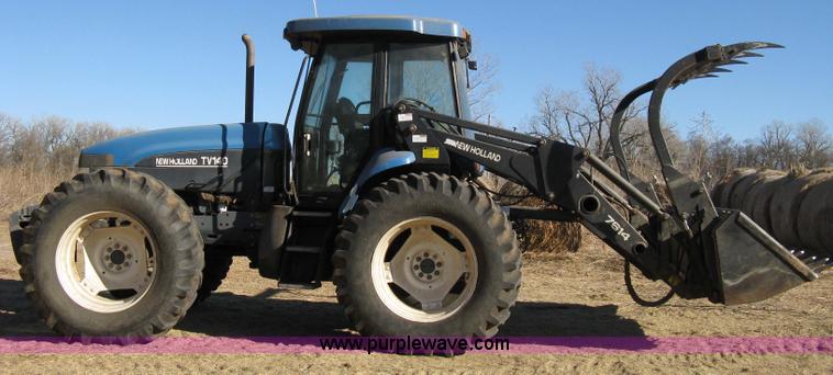 image for item 8105 1999 New Holland TV140 bi-directional tractor