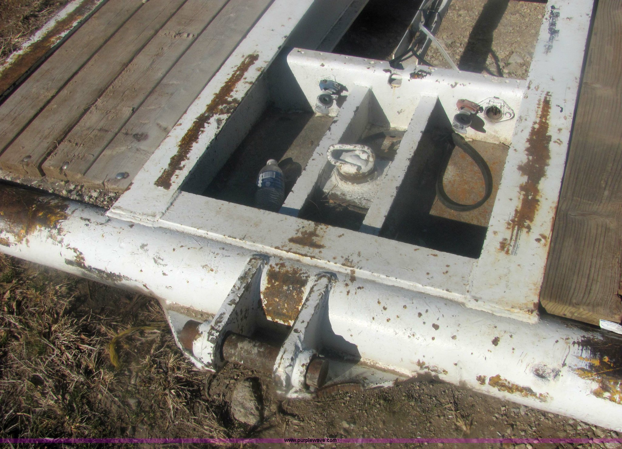 1962 Hyster 40 ton equipment trailer in Augusta, KS Item 6816 sold