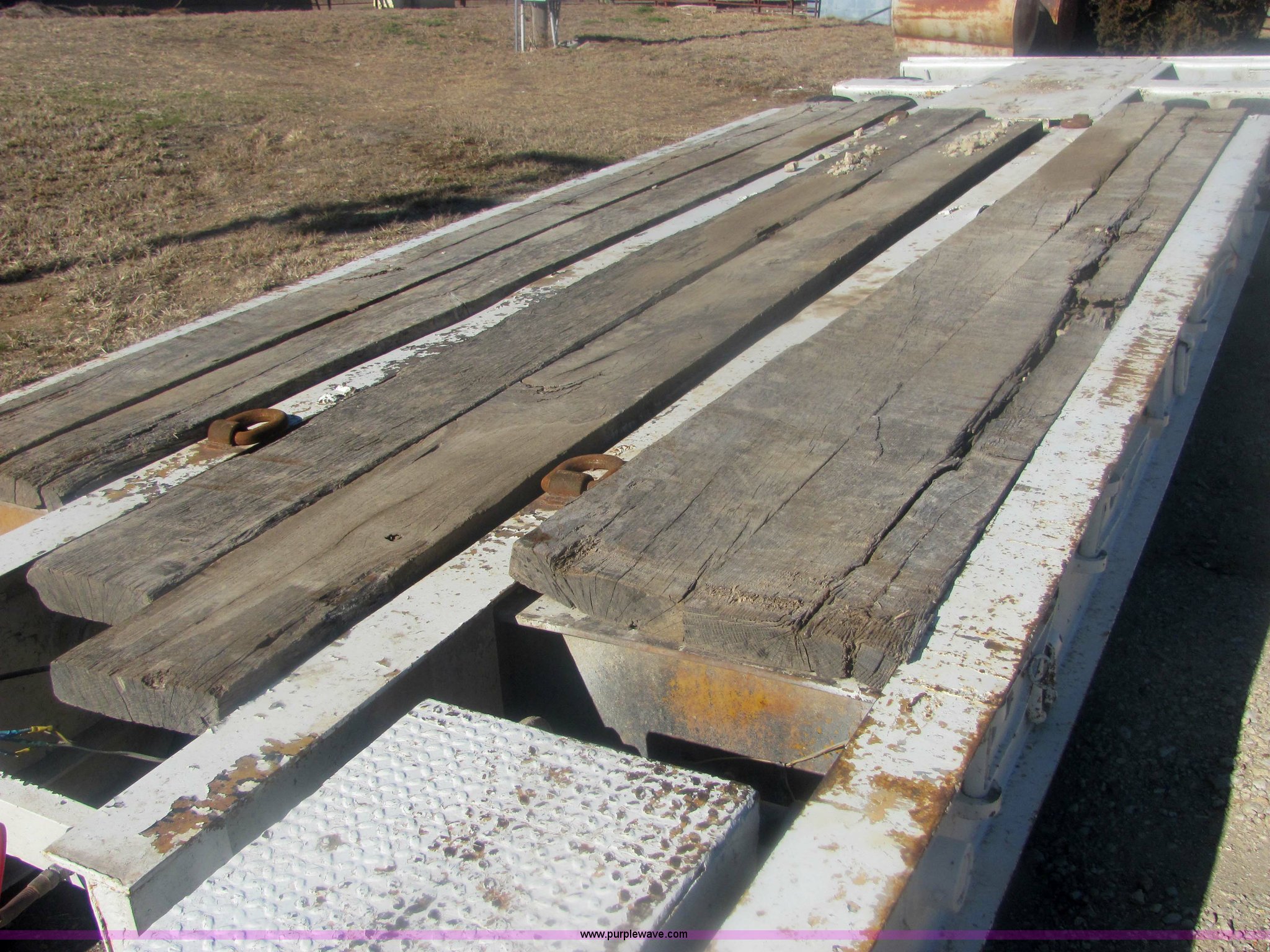 1962 Hyster 40 ton equipment trailer in Augusta, KS Item 6816 sold